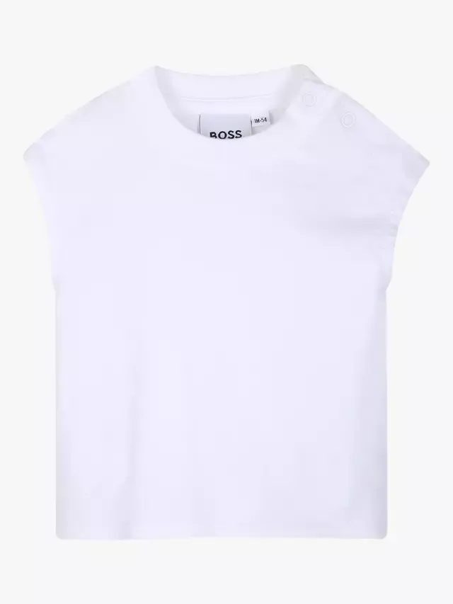 Детский комплект: футболка и короткие комбинезончики, Festival Bloom HUGO BOSS — фото 2
