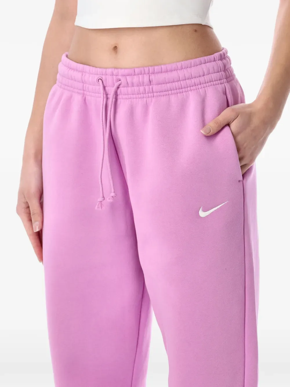 Спортивные брюки с логотипом Nike, розовый — фото 3