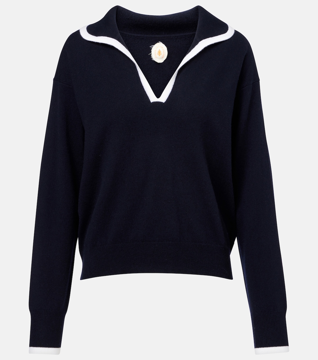 

Кашемировый свитер Jardin des Orangers, Navy White
