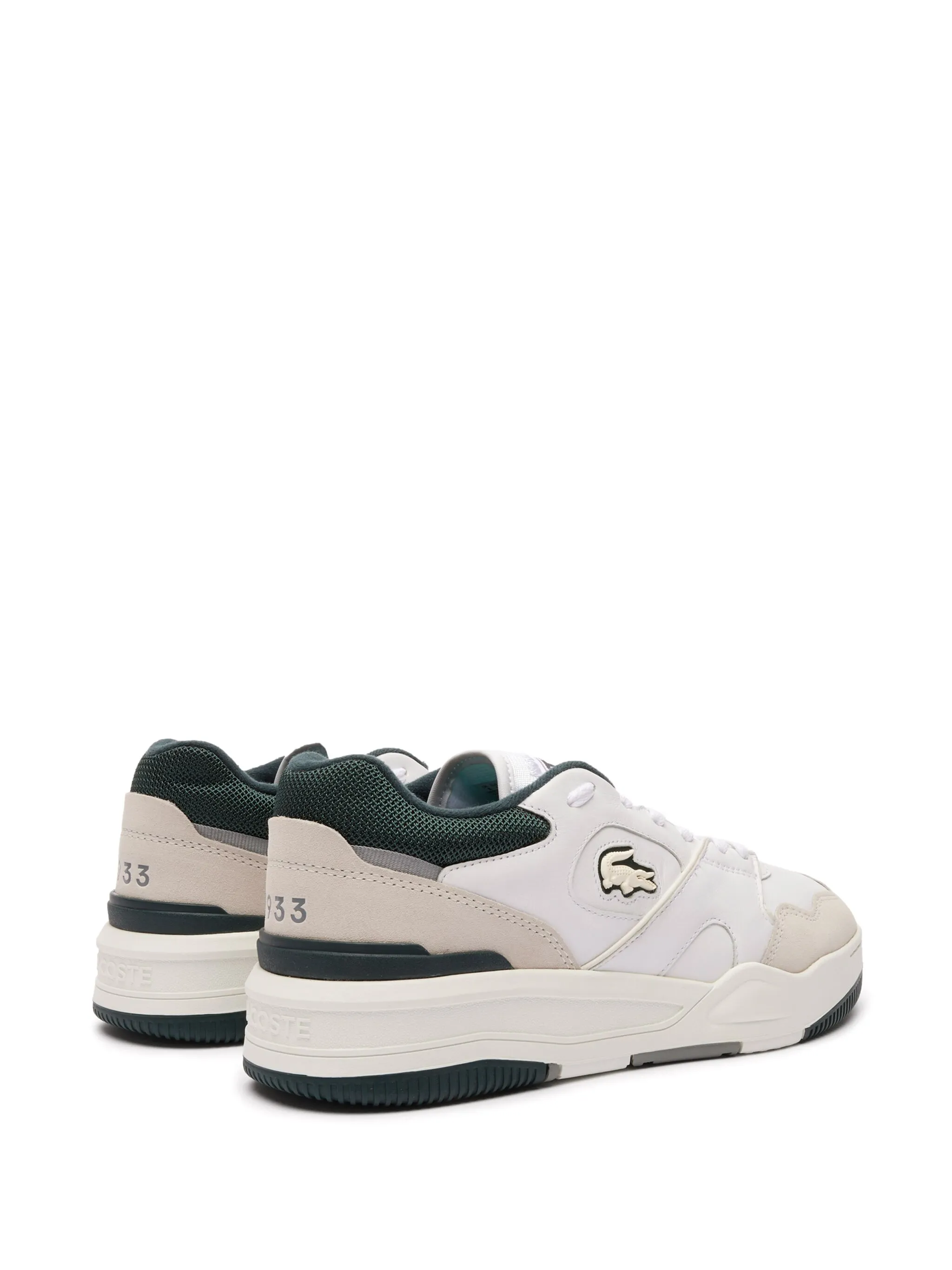 Кожаные кроссовки с верхним отверстием Lineshot Lacoste, белый — фото 3