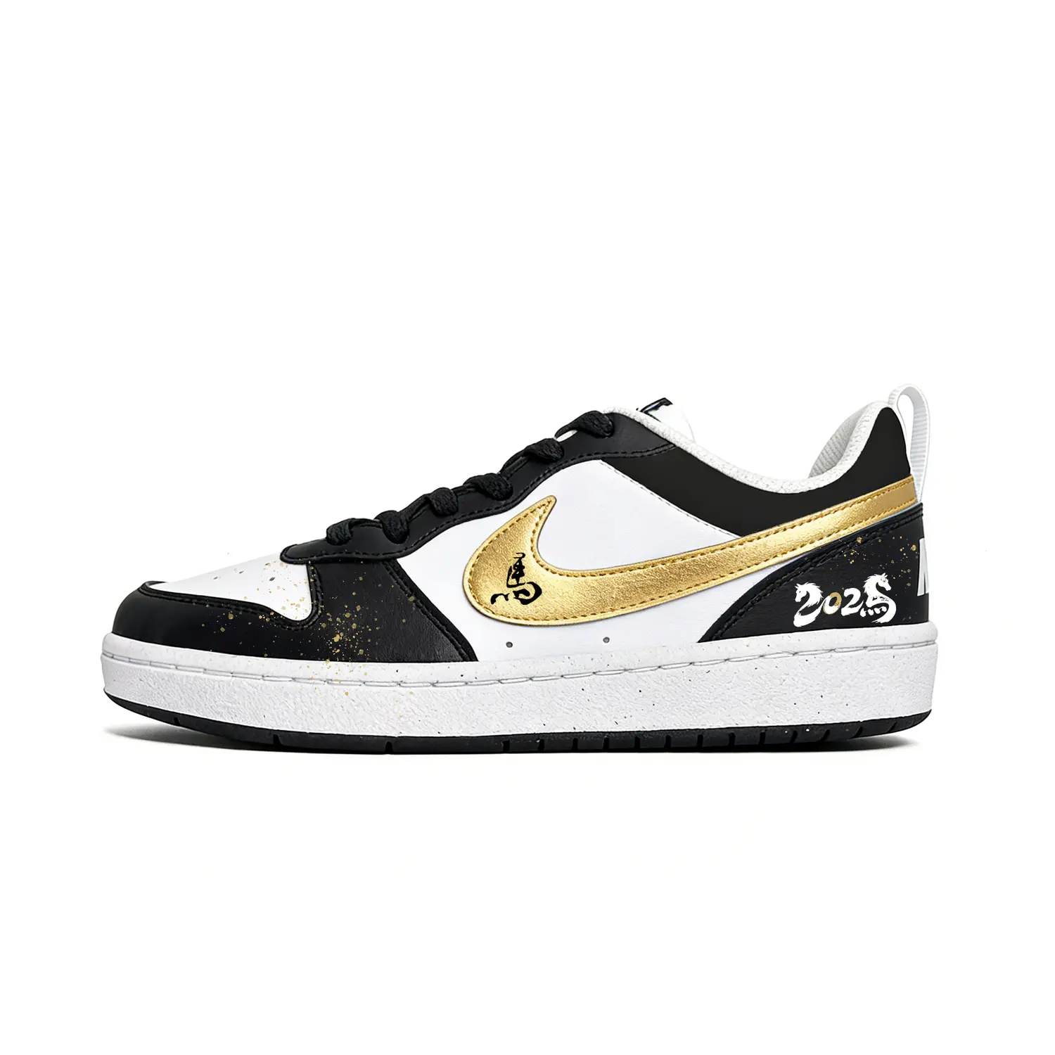 

Nike Детские низкие кеды для скейтбординга Court Borough Instant Wealth из синтетической кожи с противоскользящим и износостойким покрытием