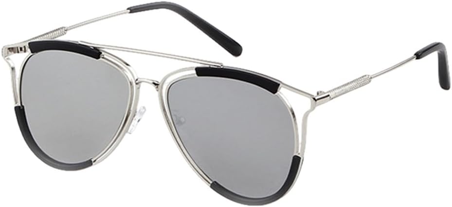 

Женские солнцезащитные очки «кошачий глаз» в винтажном ретро-стиле с металлической оправой, розовыми и желтыми линзами, тонированные, с защитой от ультрафиолета UV400 TYUVIVO, C6