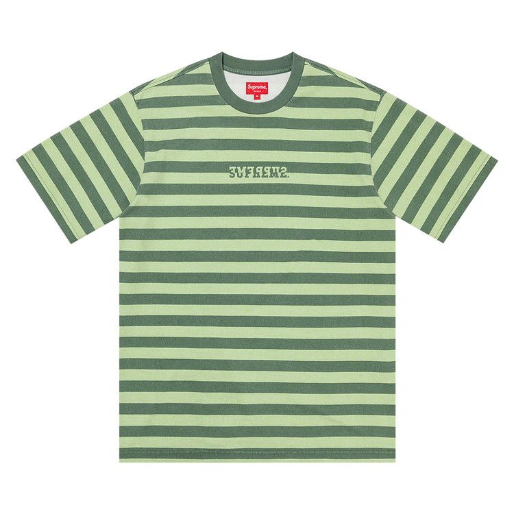 

Топ Supreme Reverse Stripe Short-Sleeve Top, Green