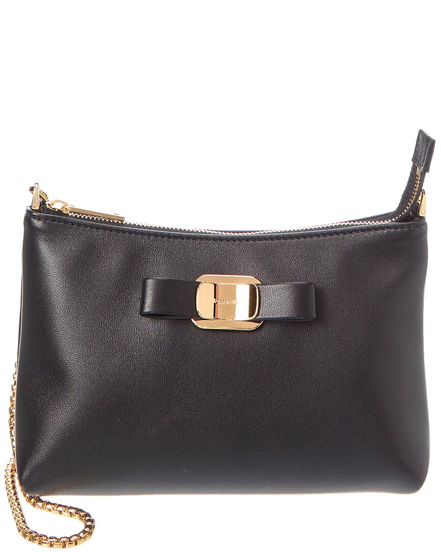 

Сумка через плечо Ferragamo из кожи Salvatore Ferragamo, черный