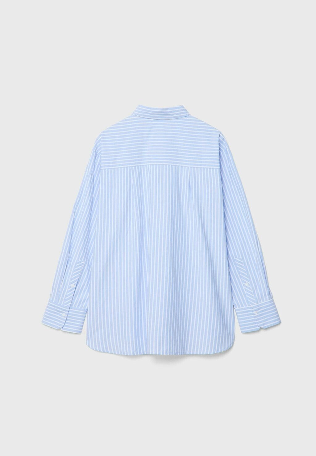 

Блузка на пуговицах STRIPED Stradivarius, светло-голубой