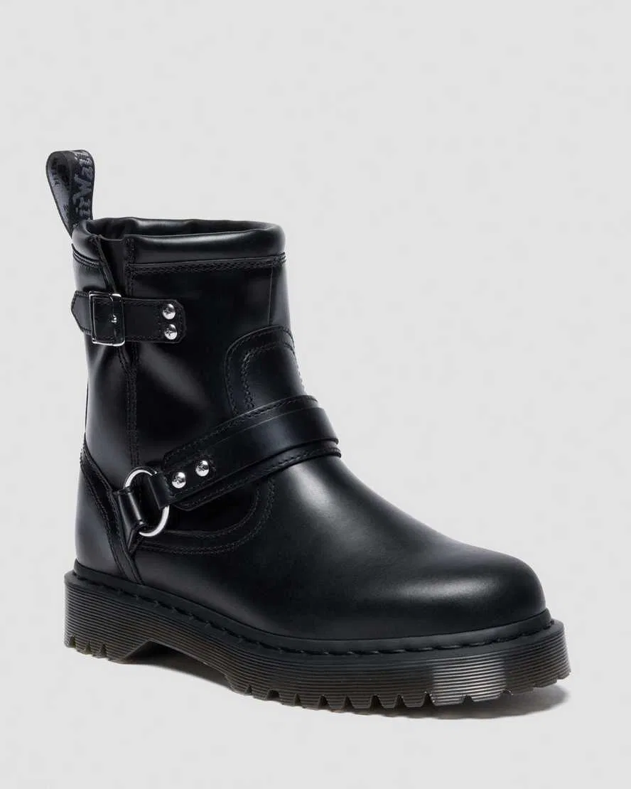 Кожаные байкерские ботинки Anistone Harness Orleans Dr Martens, черный