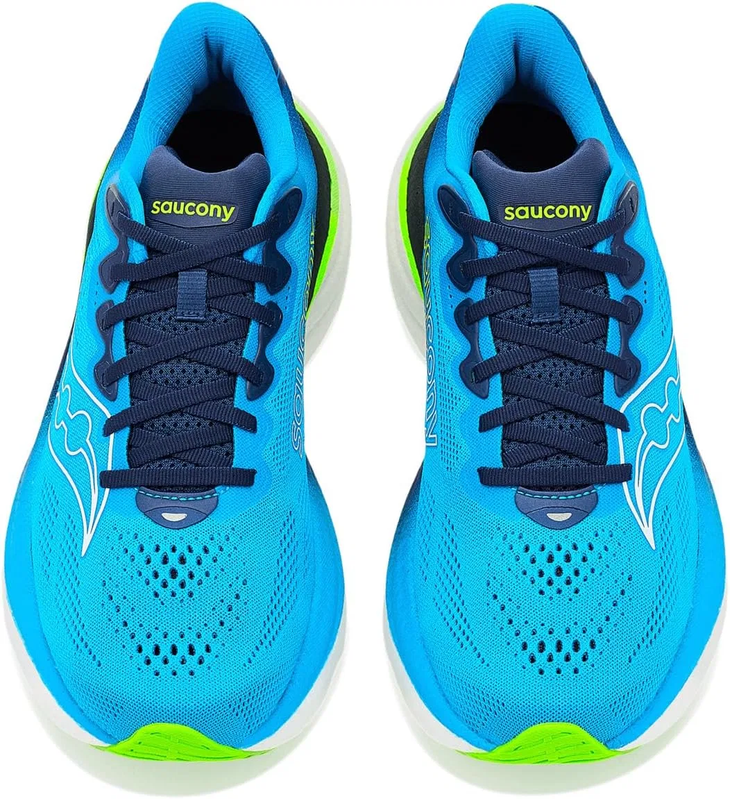 Мужские кроссовки Saucony Ride 19, Cobalt Slime — фото 2