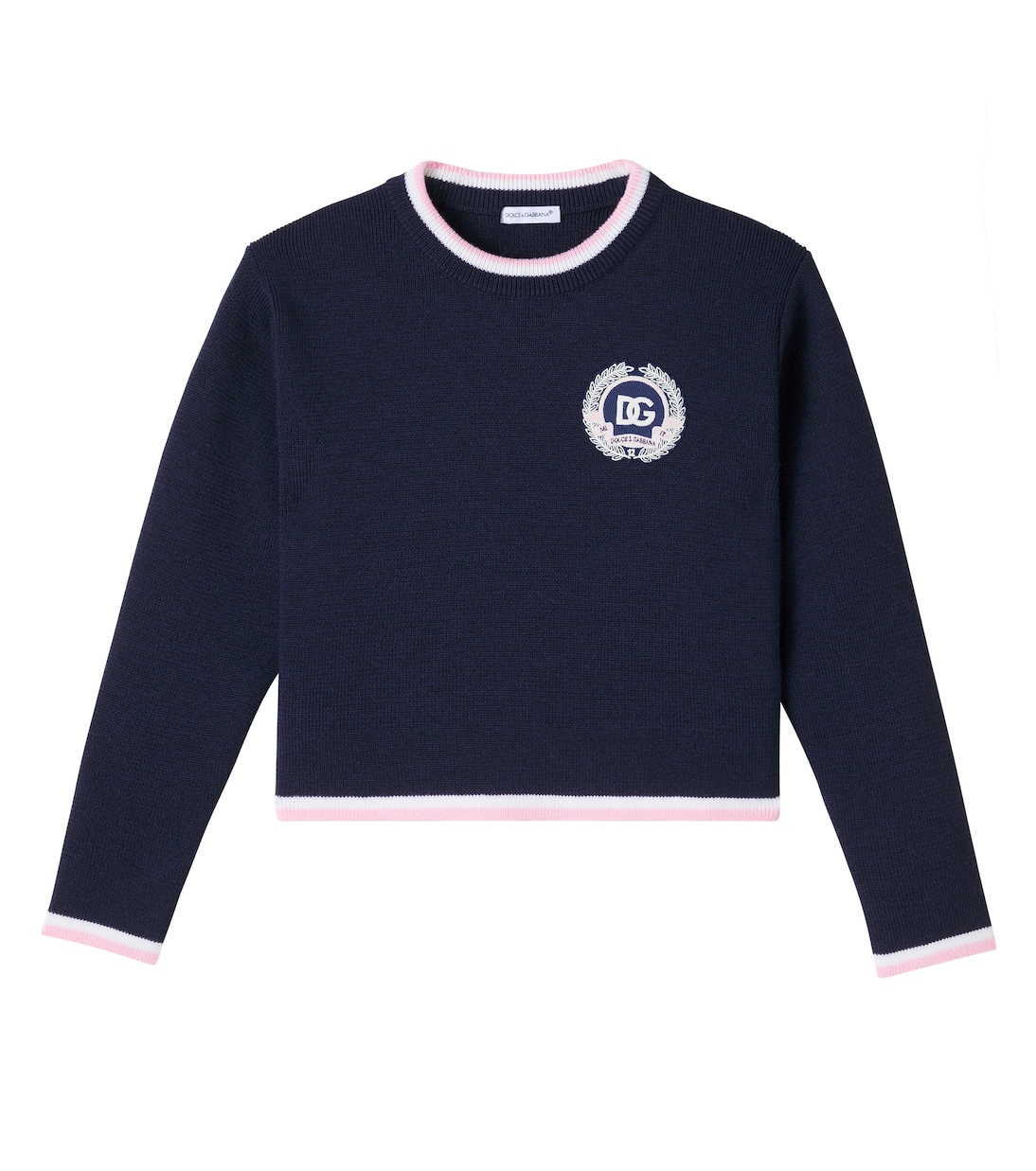 

Свитер из натуральной шерсти DG Dolce&Gabbana Kids, Blu Scuro