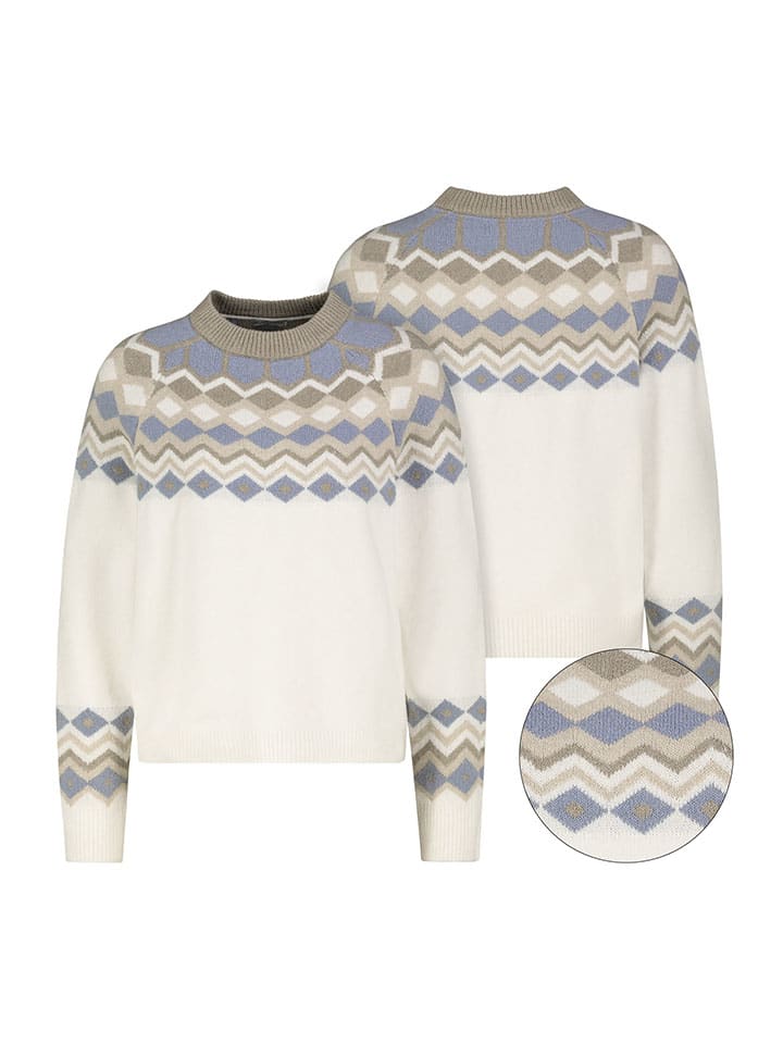 

Свитер кремового/светло-голубого цвета Eight2Nine