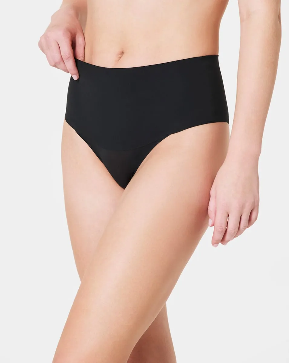 

Бразильские бесшовные утягивающие трусики Spanx, черный