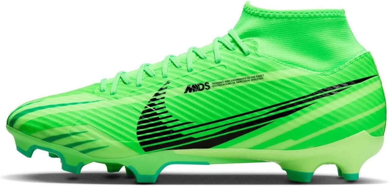 Мужские кроссовки Nike Superfly, черный/зеленый — фото 2