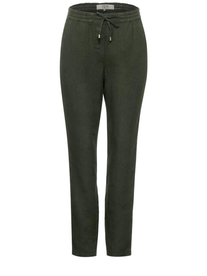 

Тканевые брюки Cecil, цвет deep khaki