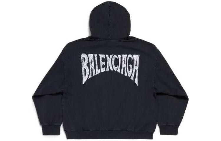 

Толстовка Balenciaga Hand-Drawn, черный