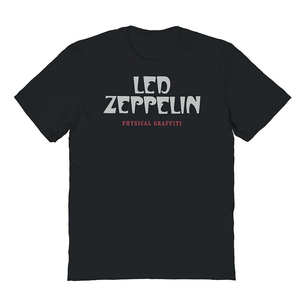 

Мужская футболка с рисунком граффити Led Zeppelin Licensed Character, черный