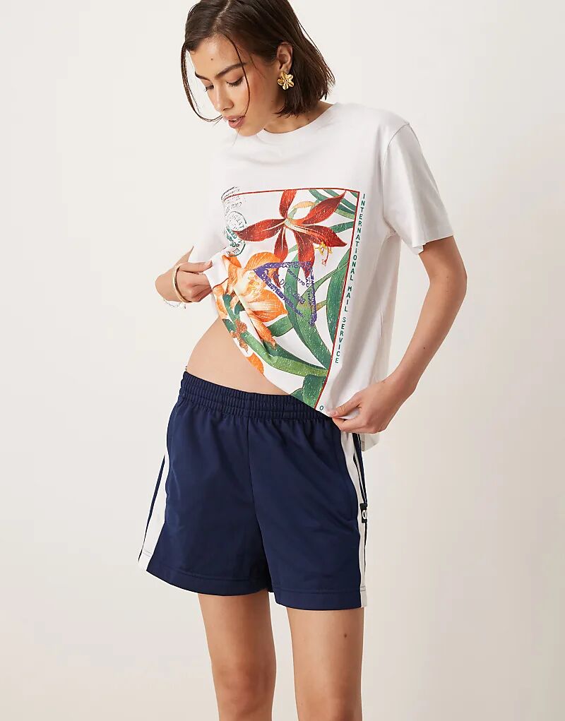 Шорты Adidas Originals Adibreak темно-синего цвета — фото 3