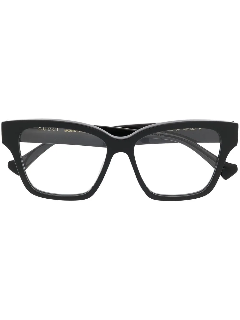 

Очки трапециевидной формы с логотипом GG Gucci Eyewear, черный
