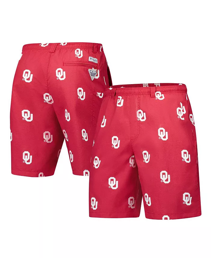 

Мужские шорты Oklahoma Sooners PFG Backcast III Omni-Shade цвета малиновый Columbia