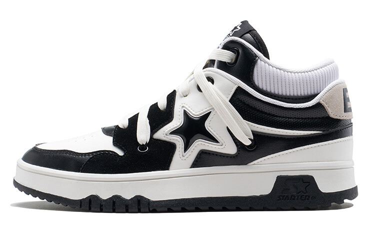 

Кроссовки STARTER EP Skateboarding Shoes Women's High-top Black, черный