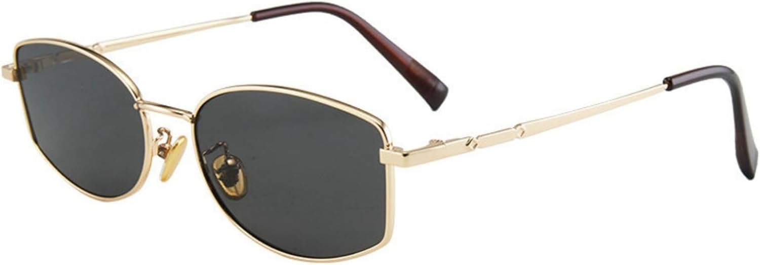 

Солнцезащитные очки Willochra в стиле ретро, ​​квадратные, неправильной формы, металлические, для женщин и мужчин, модные, в стиле 90-х, маленькие, узкие, в золотой оправе, с защитой от УФ-излучения UV400, C1