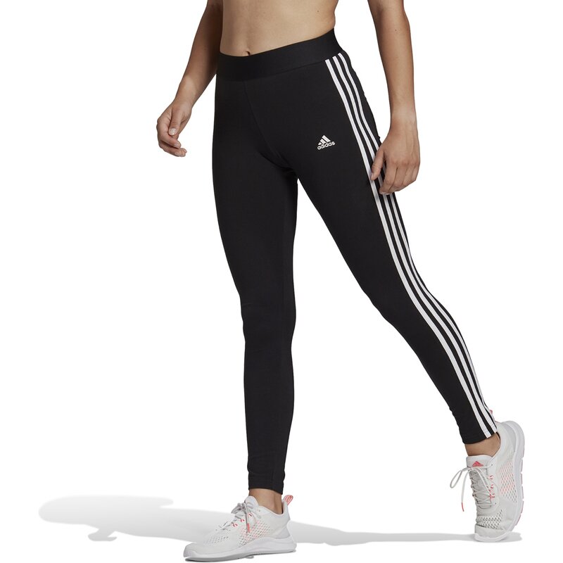 Обтягивающие леггинсы с тремя полосками Adidas, мультиколор — фото 2