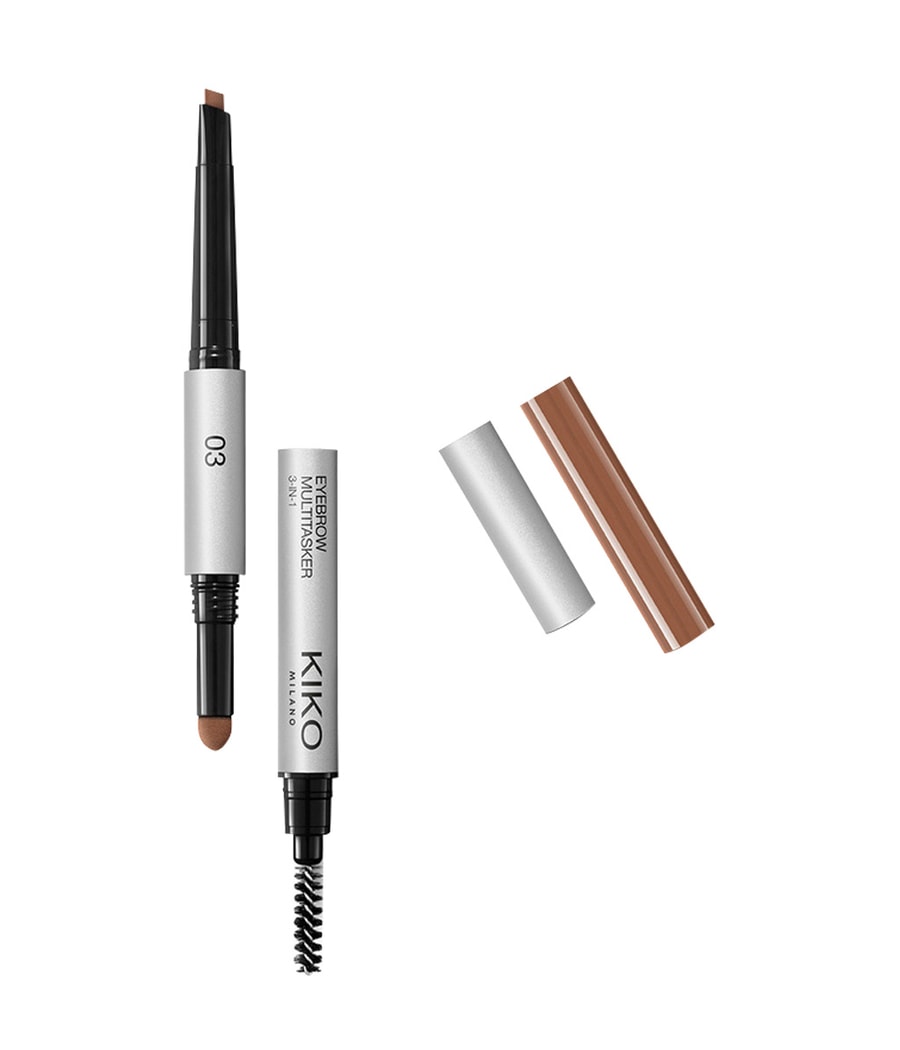 

Карандаш для бровей KIKO Milano Eyebrow Multitasker 3-In-1, 03 Brunettes, 0.4g