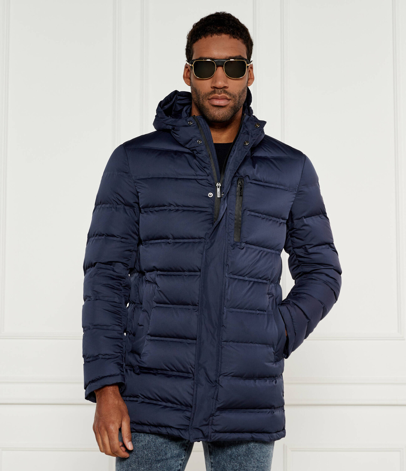 

Куртка Karl Lagerfeld Regular Fit, темно-синий