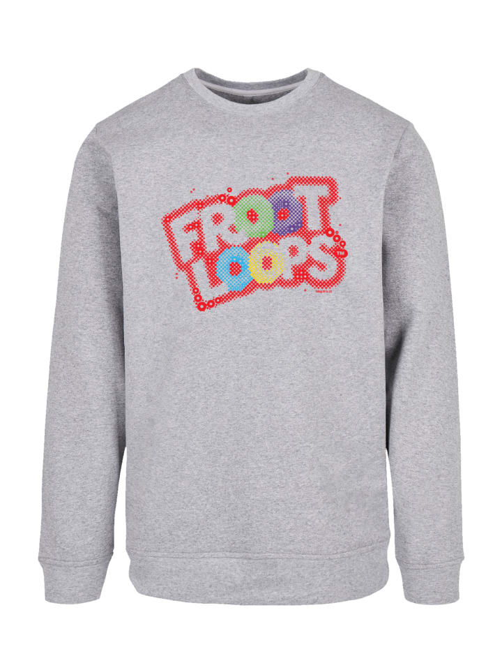 

Толстовка Kellogg's Froot Loops Breakfast Cereal Pop Art серого меланжа F4NT4STIC