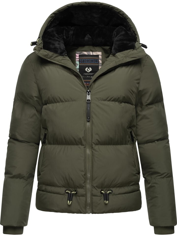 

Пуховик ragwear Briony, цвет dark olive