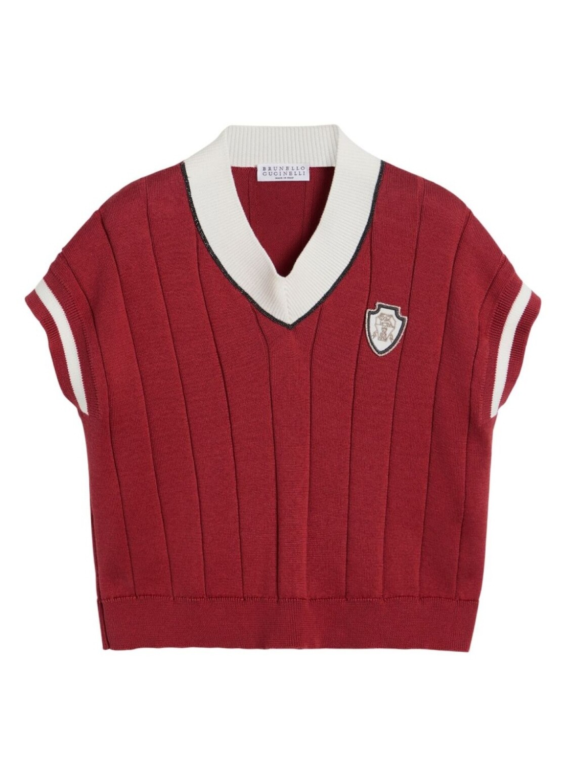 

Brunello Cucinelli Kids трикотажная футболка, красный