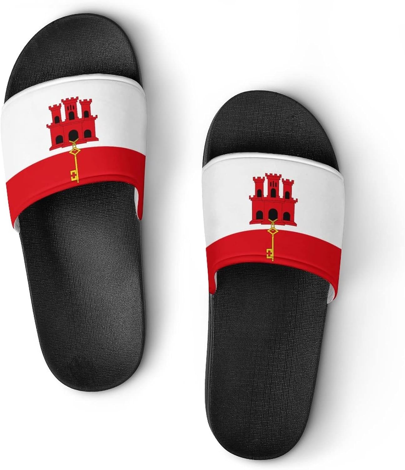 

Тапочки для ванной с флагом Кот-д’Ивуара для мужчин и женщин, подходят для бассейна, пляжа, СПА, общежития, отеля и дома Linkasi, черный