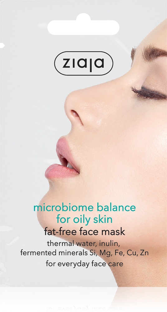 

Маска для лица, регулирующая выработку кожного сала, с балансом микробиома Ziaja, 7 мл