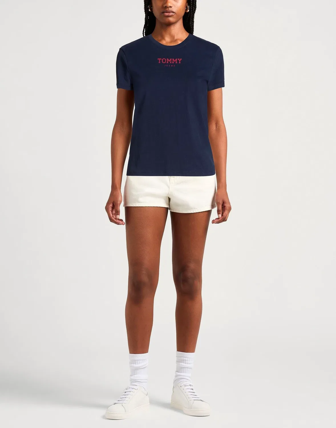 Футболка с принтом Tommy Hilfiger синяя — фото 2