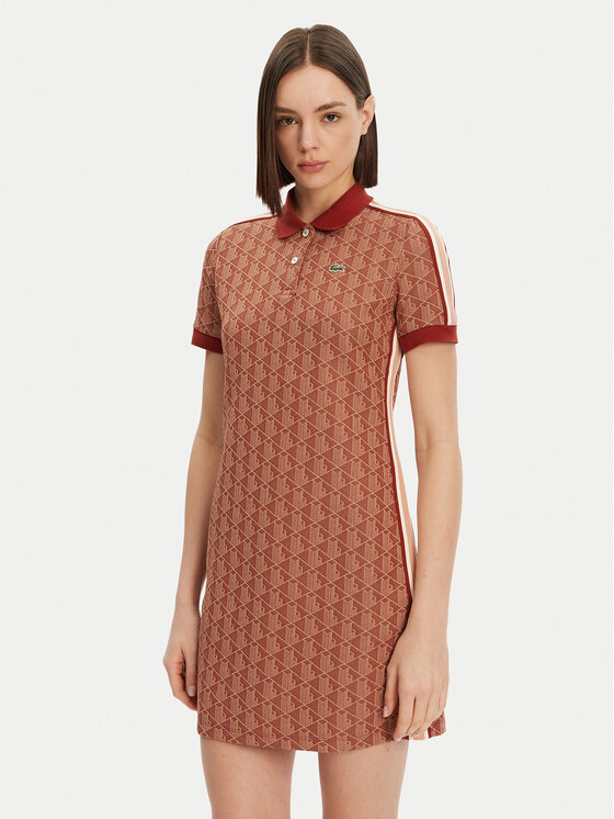 

Платье облегающего кроя для повседневной носки EF2655 Lacoste, коричневый
