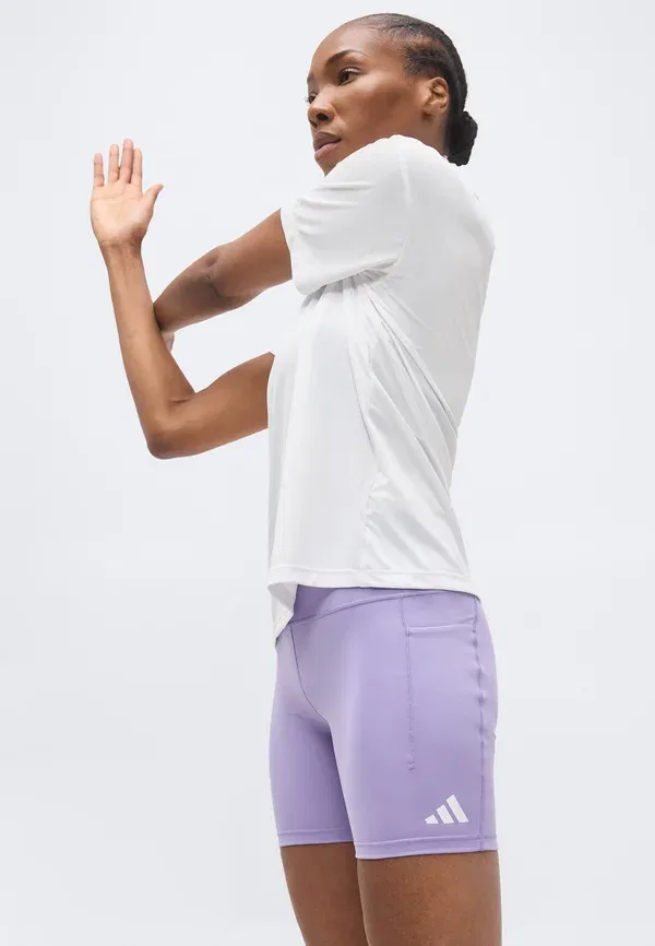Тайтсы беговые Adi 365 Short Adidas Performance, волшебная сирень — фото 4