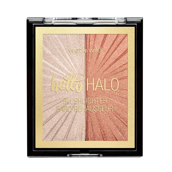 

Дуэт румян и хайлайтера Megaglo Hello Halo Blushlighter Wet N Wild, цвет blinding bling