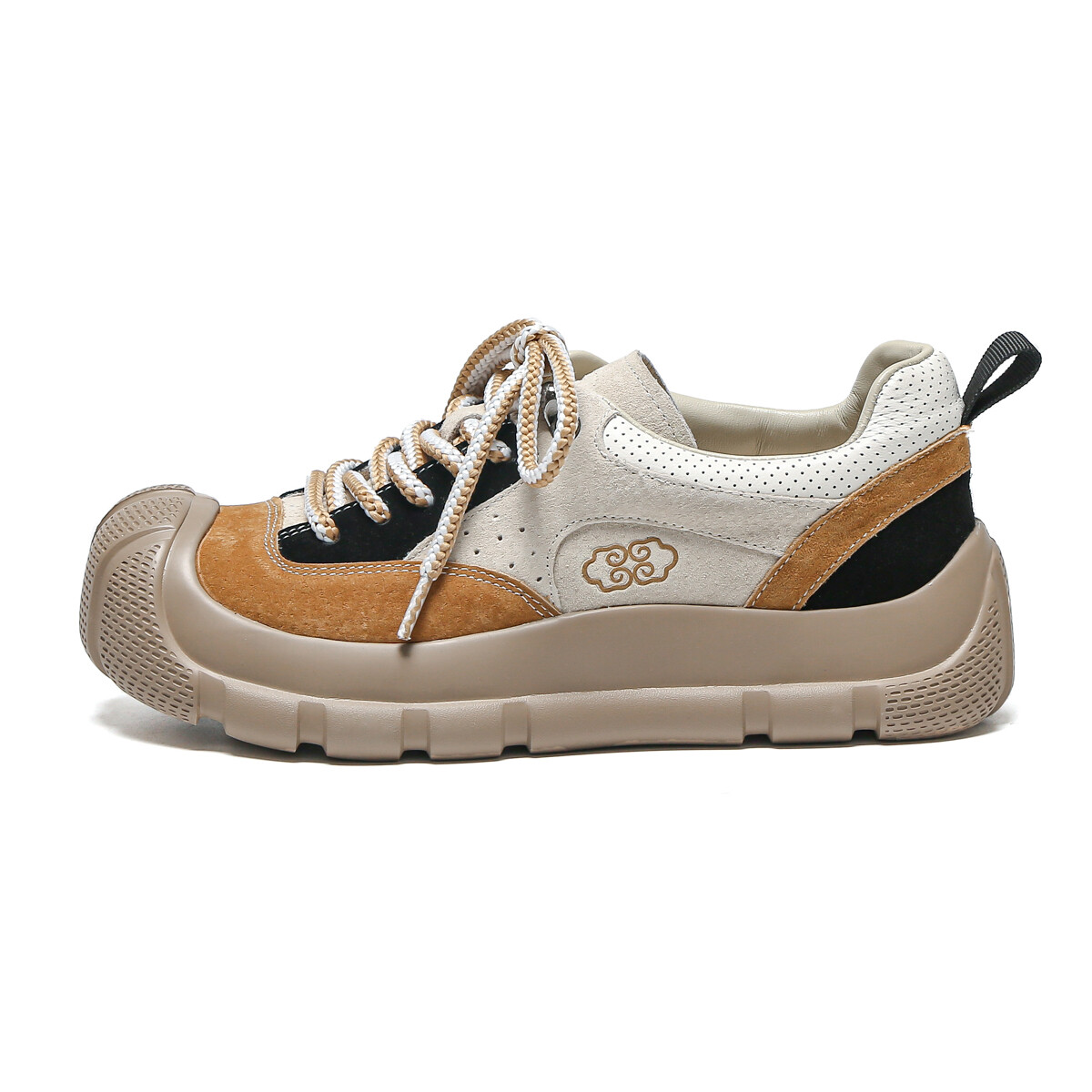 Туфли женские повседневные Women's Casual Shoes Women's Sobb, бежевый/черный — фото 3