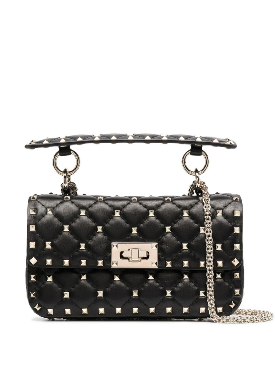 

Сумка кросс-боди Valentino Garavani Rockstud с заклепками оригинальная, черный
