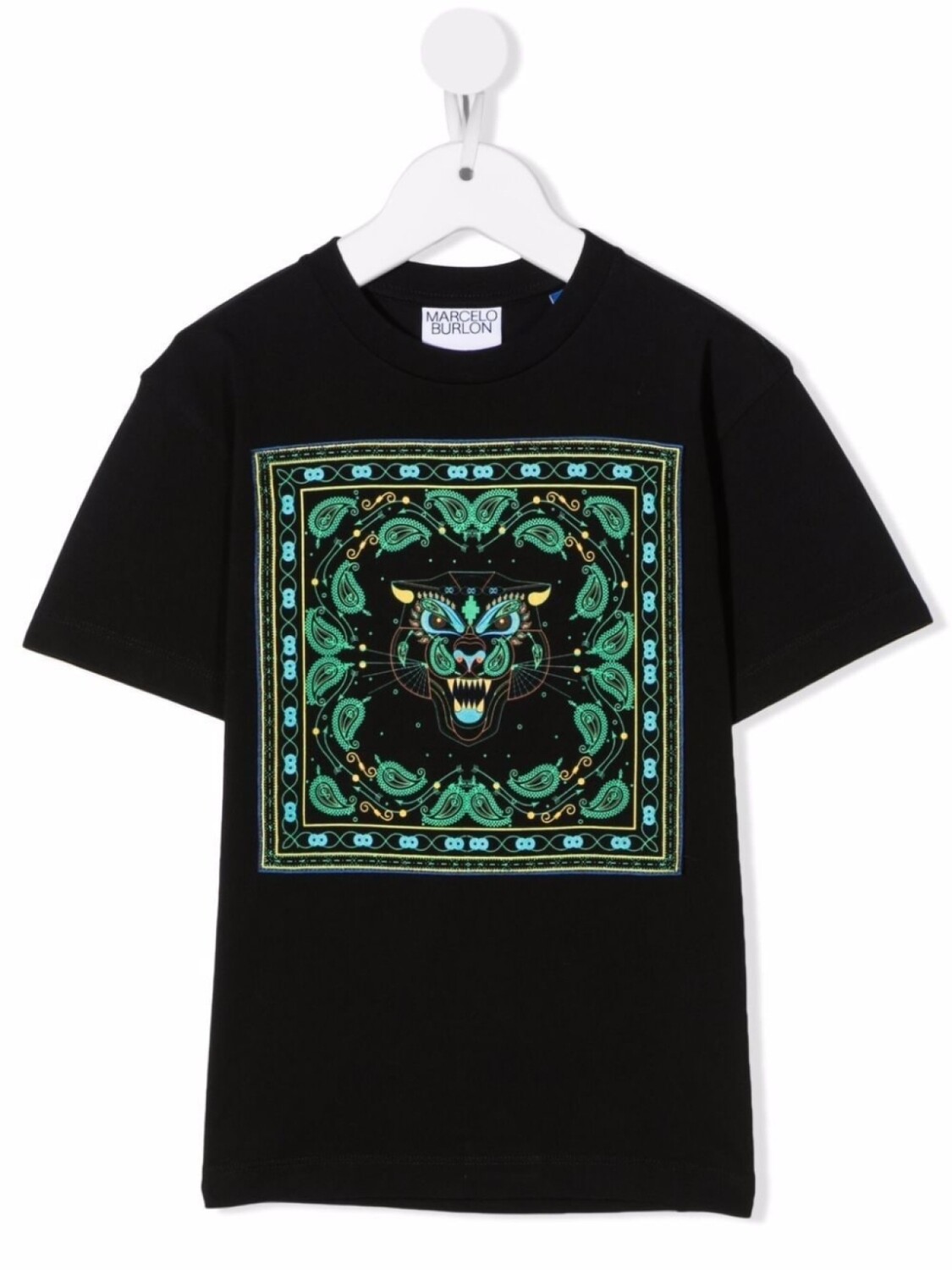 

Marcelo Burlon County Of Milan футболка с принтом Bandana Tiger, черный