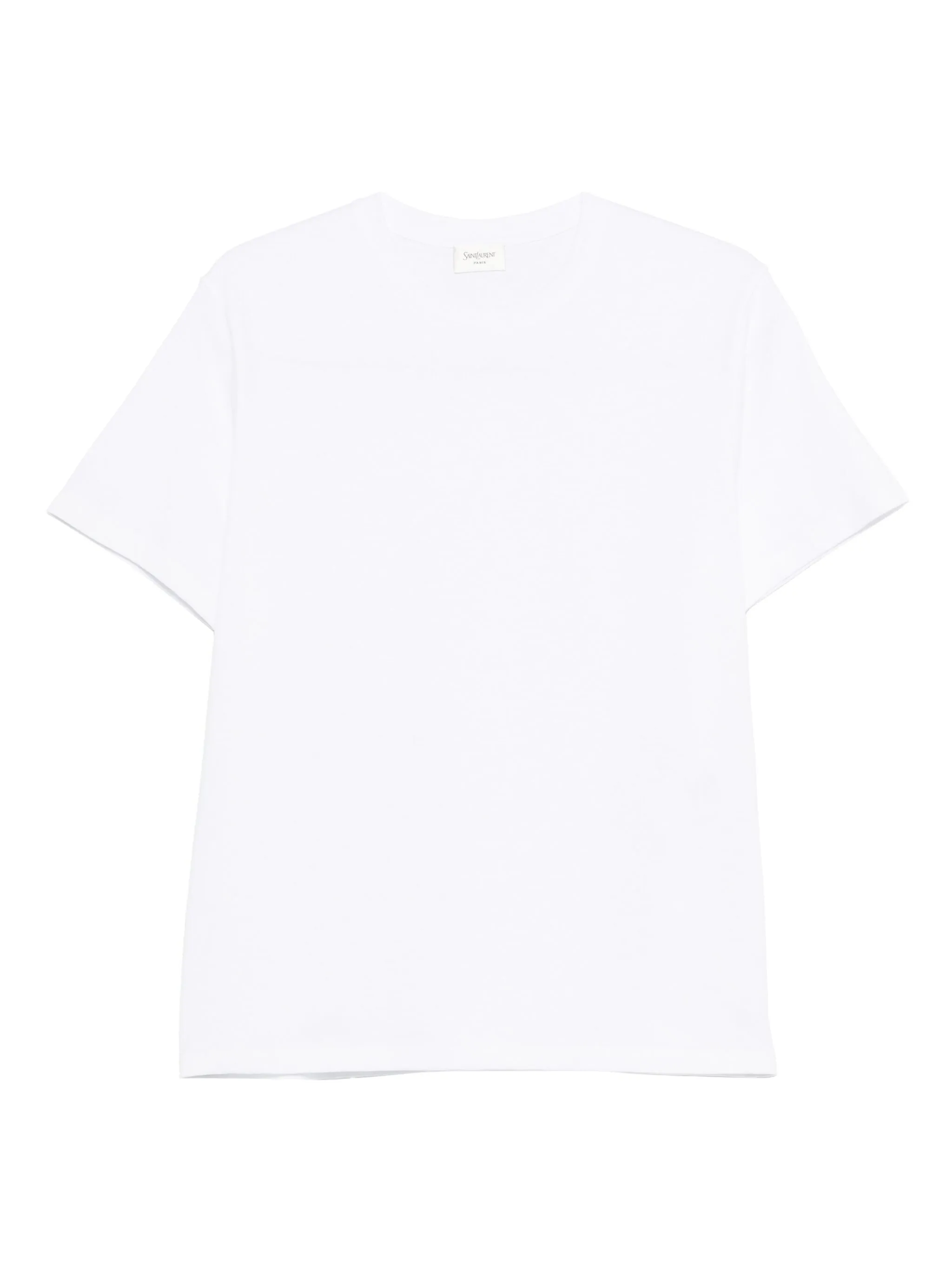 

Футболка с круглым вырезом Saint Laurent, белый