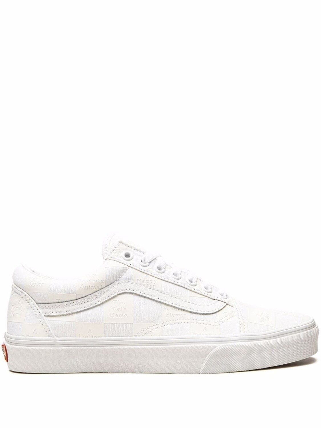 

Vans кеды Old Skool в шахматную клетку, белый