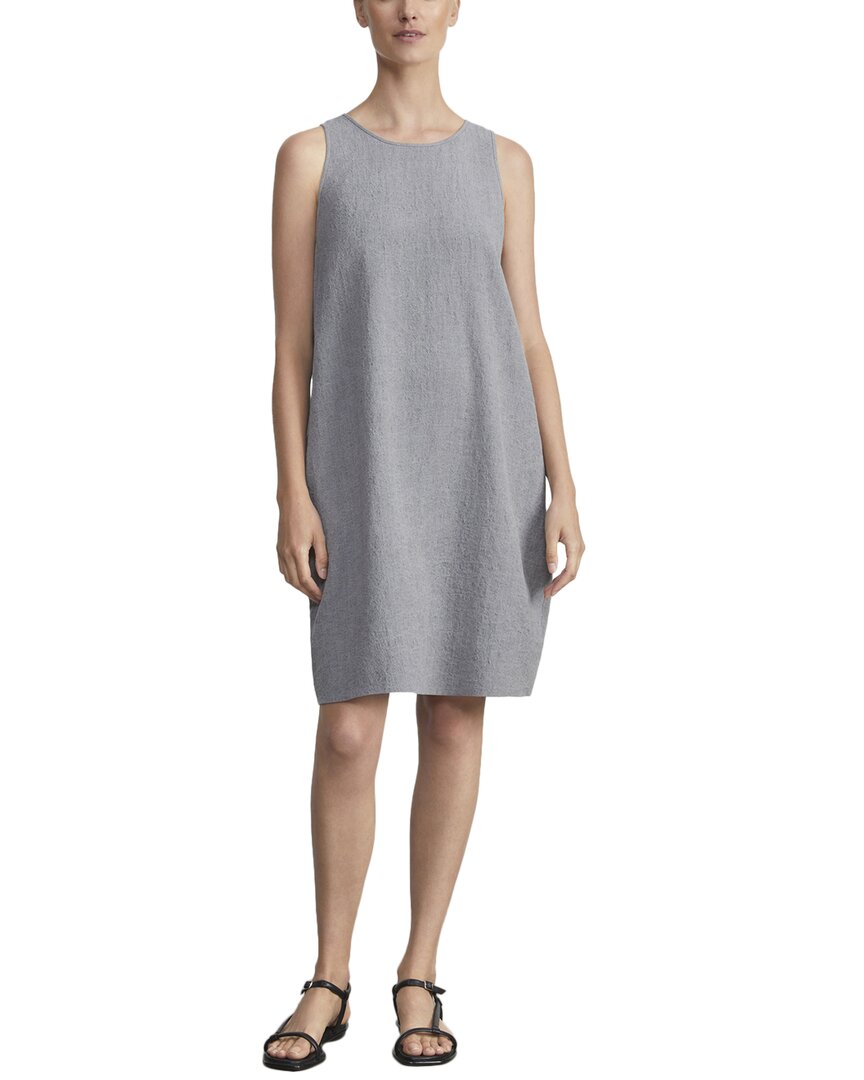 

Lafayette 148 New York Безрукавное платье из льна с открытыми плечами, Anthracite