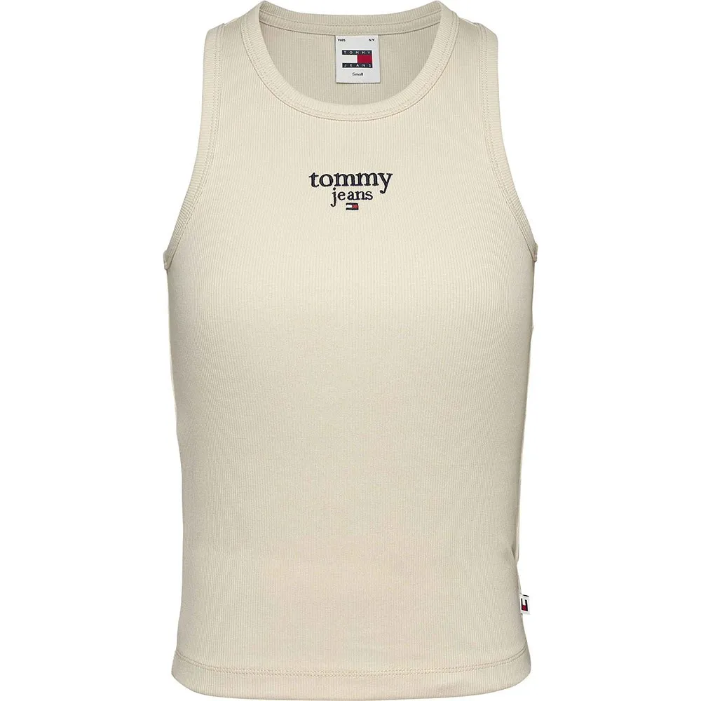 

Футболка Tommy Jeans Slm Essential Logo 1 Ext, бежевый