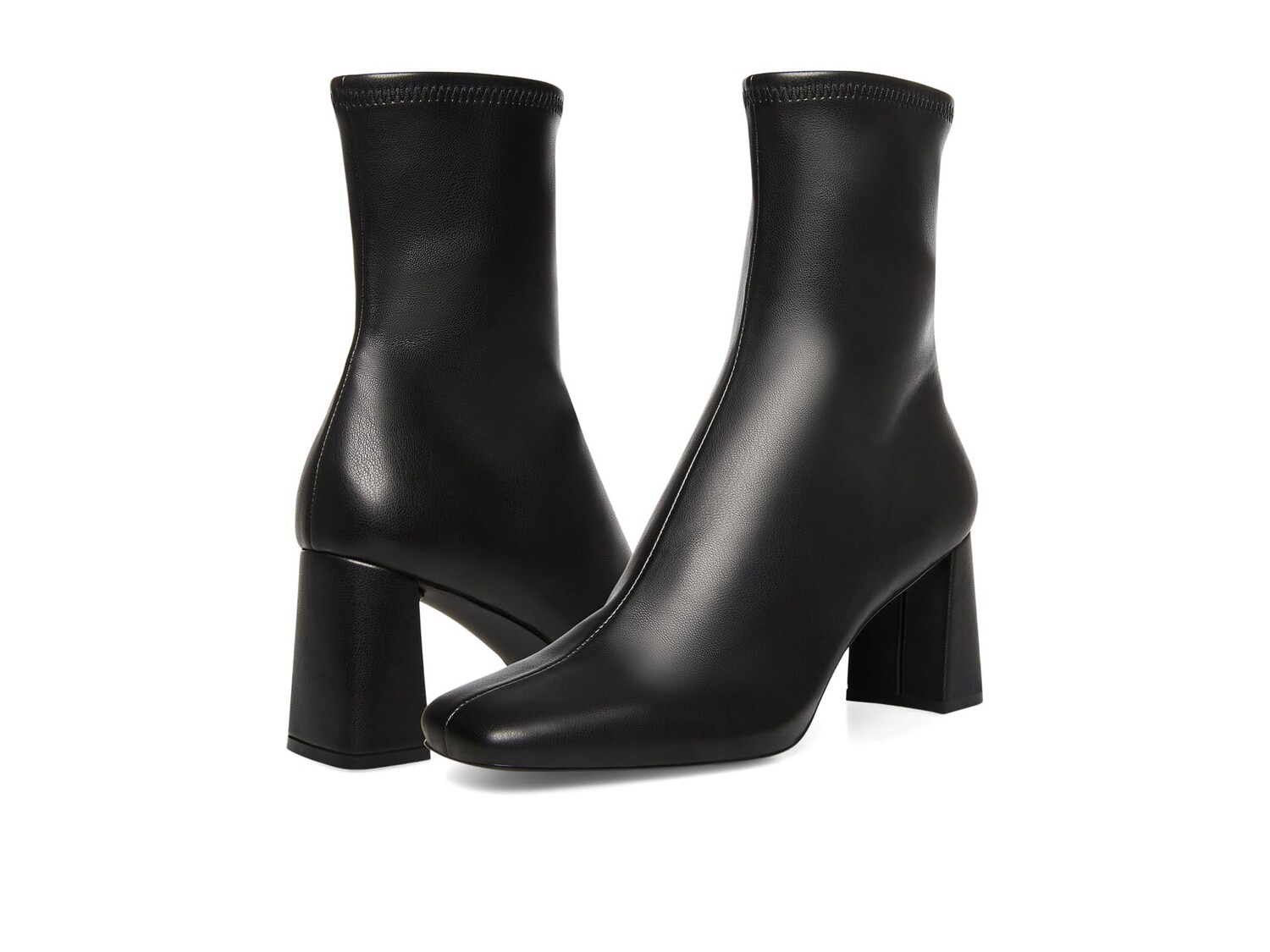 Ботинки женские Steve Madden Harli на модном каблуке, черный — фото 3