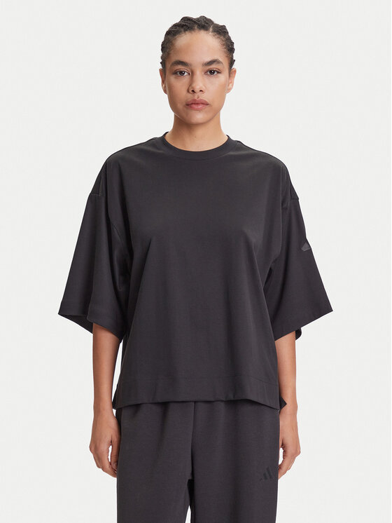 

Свободная футболка ALL SZN Soft Lux JM3800 Adidas, черный