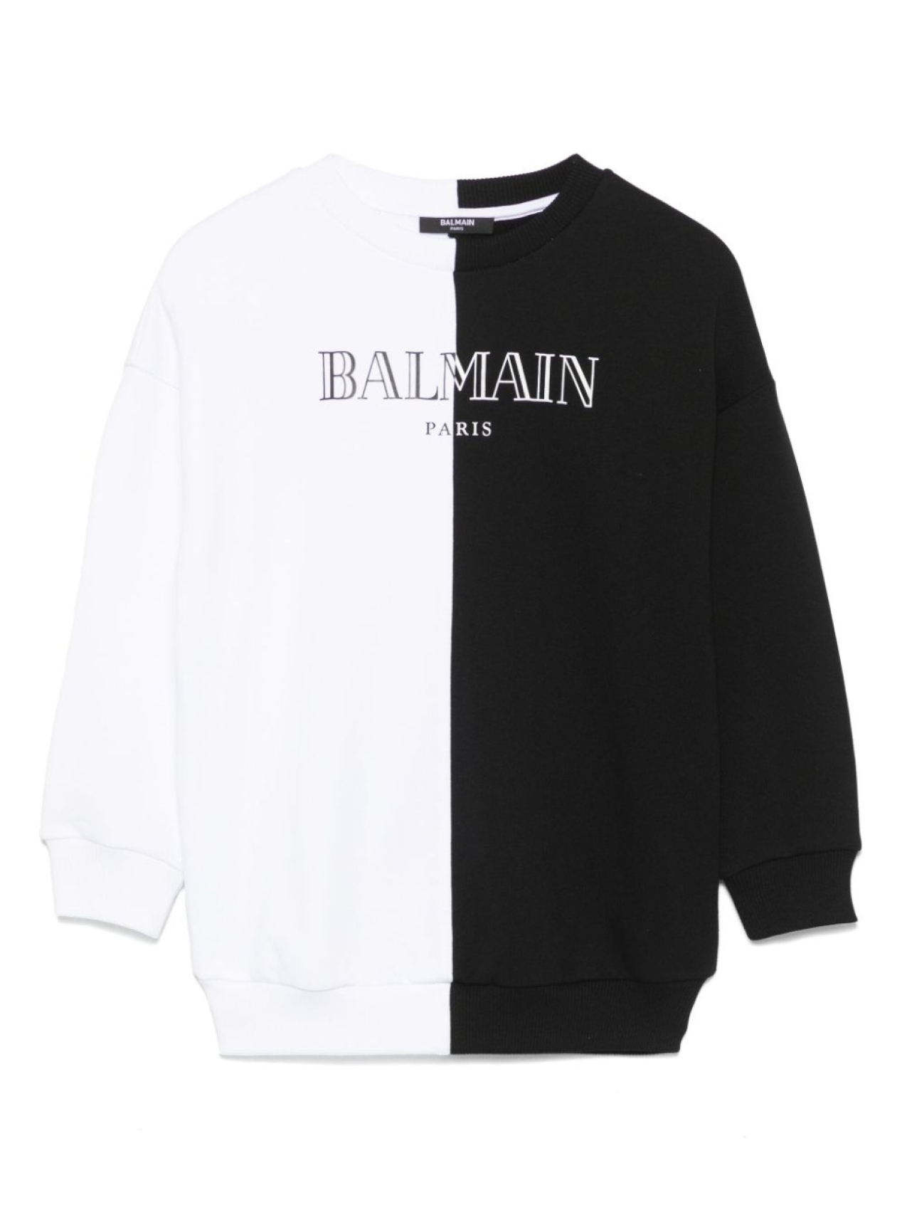 

Balmain Kids двухцветная толстовка, белый