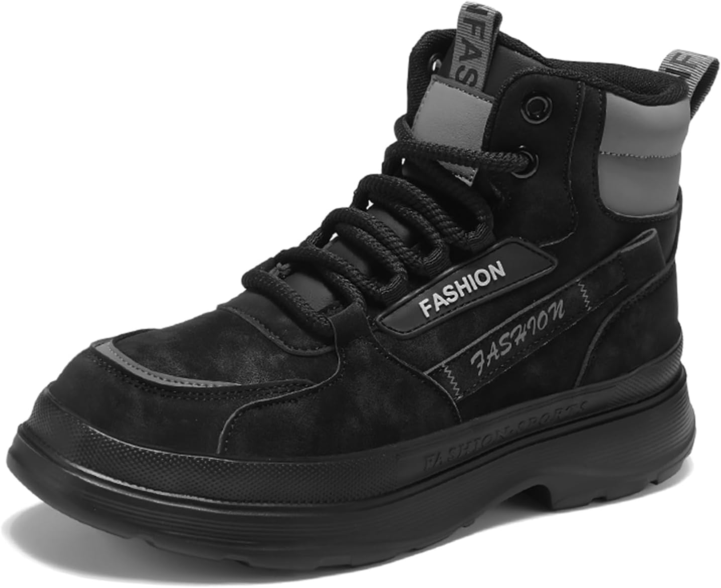 

Мужские модные кроссовки, походные ботинки, повседневная спортивная обувь для ходьбы, легкие высокие кеды Spwagym, черный