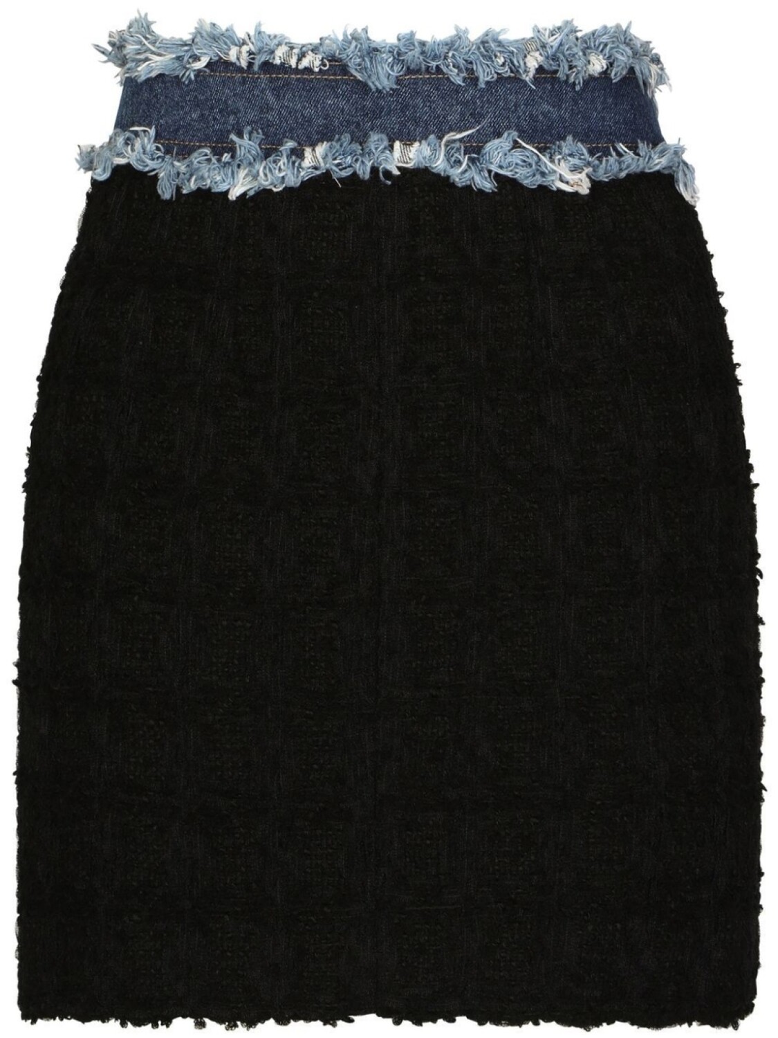 

Dolce & Gabbana твидовая юбка мини, черный