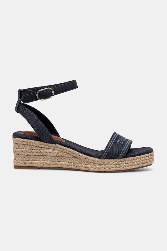 Сандалии TOMMY HILFIGER ESPAD MID WEDGE Tommy Hilfiger, темно-синий — фото 2