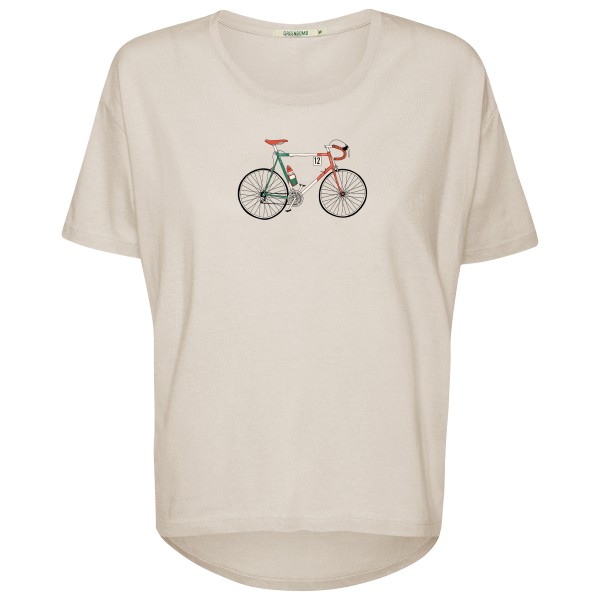 

Женская футболка с надписью «Bike Italy Feel» Greenbomb, белый