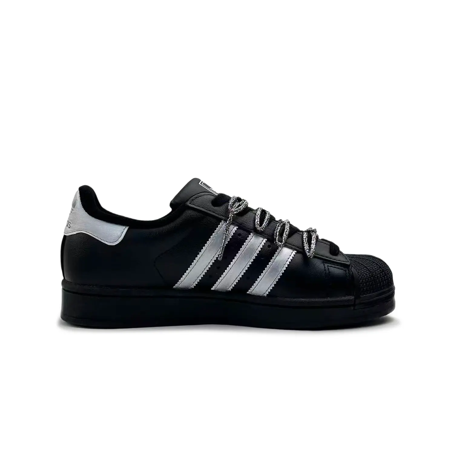 Adidas Originals Кроссовки для скейтбординга Superstar 2 черные подростковые — фото 4